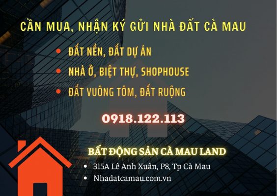 Bảng giá nhà đất tỉnh Cà Mau 2021