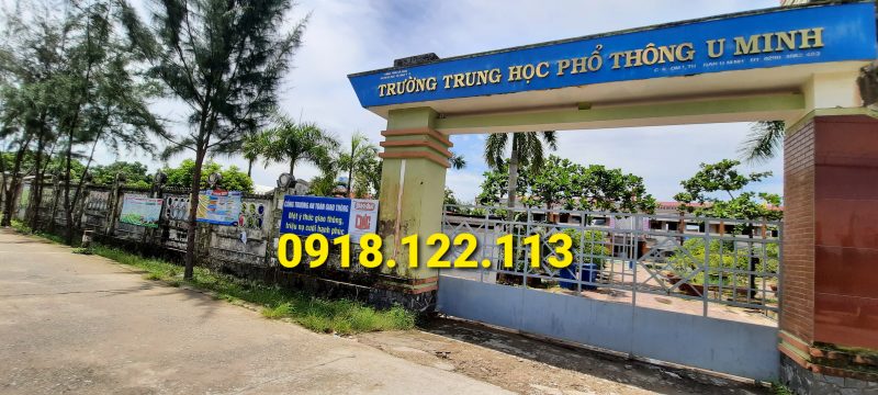 bán đất cặp trường THPT U MINH