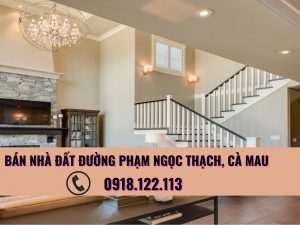 Bán đất đường Phạm Ngọc Thạch Cà Mau, phường 5