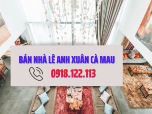 Bán nhà đường LÊ ANH XUÂN K8 P8 TP CÀ MAU