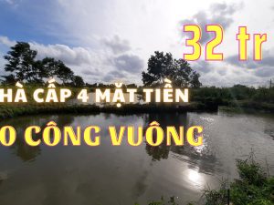 Cho thuê Công vuông tôm kèm nhà mặt tiền ven thành phố Cà Mau