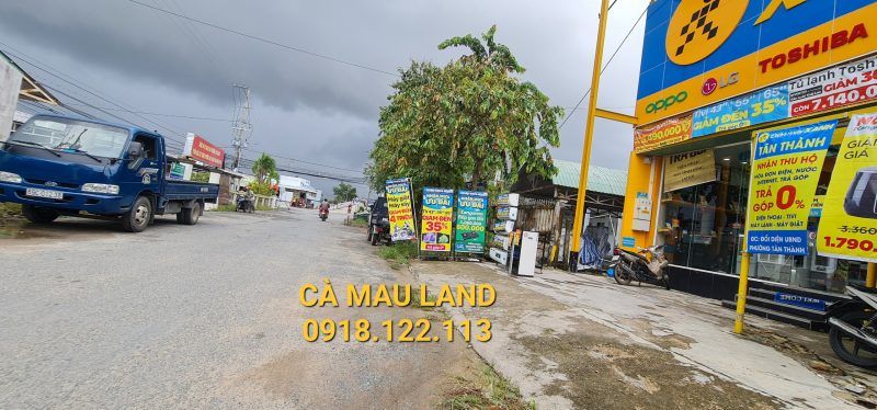 Bán đất cách chợ phường Tân Thành Cà Mau, hoàng văn thụ giá rẻ, ubnd phường