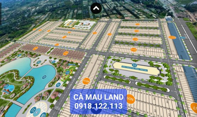 Bán đất tuyến số 23 Happy Home Cà Mau ngay trung tâm thương mại