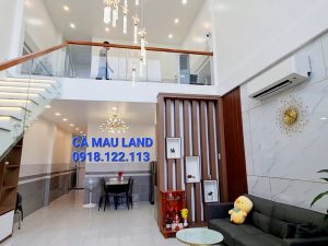 Bán nhà mới KĐT Bạch Đằng Cà Mau đường D7A cho trả góp