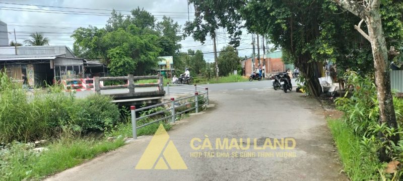 Bán đất thổ cư cống Bà Điều xã Lý Văn Lâm, Tp Cà Mau  Quốc lộ 1A, kênh Chòi Ngói 