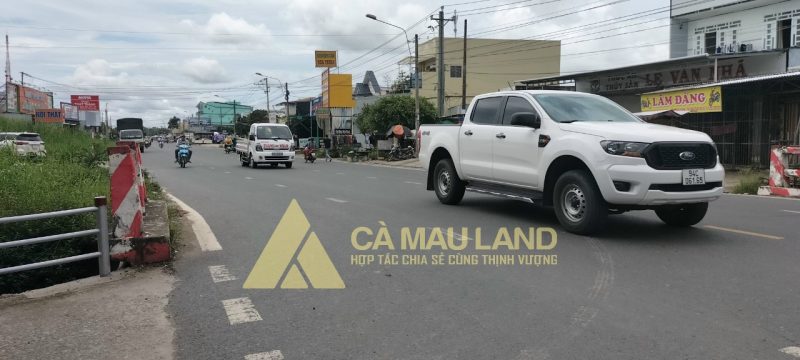 Bán đất thổ cư cống Bà Điều xã Lý Văn Lâm, Tp Cà Mau  Quốc lộ 1A, kênh Chòi Ngói  gần cầu lương thế trân