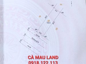 Bán đất KDC Minh Thắng Cà Mau đường số 9 phường 9 giá rẻ trả góp