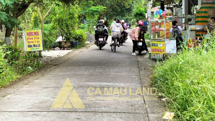 BÁN ĐẤT THỔ CƯ 100% KÊNH 26/3 TRƯỜNG LƯƠNG THẾ VINH, PHƯỜNG 8, CÀ MAU thổ cư giá rẻ