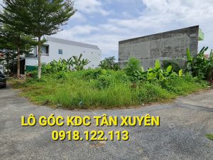 Bán đất lô góc đường số 5 và 11 KDC Tân Xuyên Cà Mau